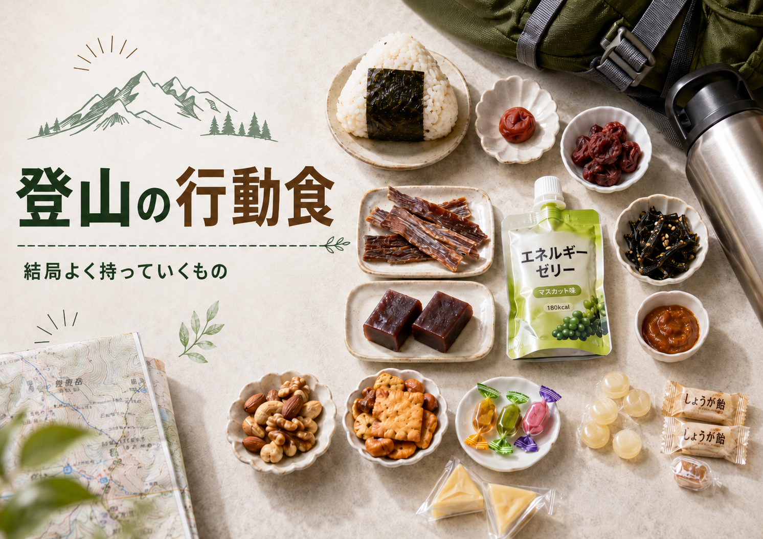 行動食としてよく持っていくもの
